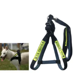 "POLICEDOG" Reflective Breathable Dog Harness
