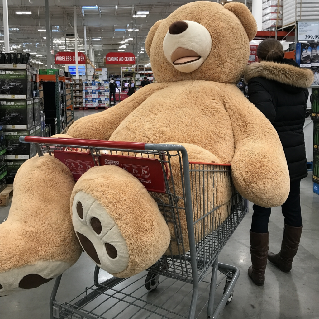 Costco giant teddy bear